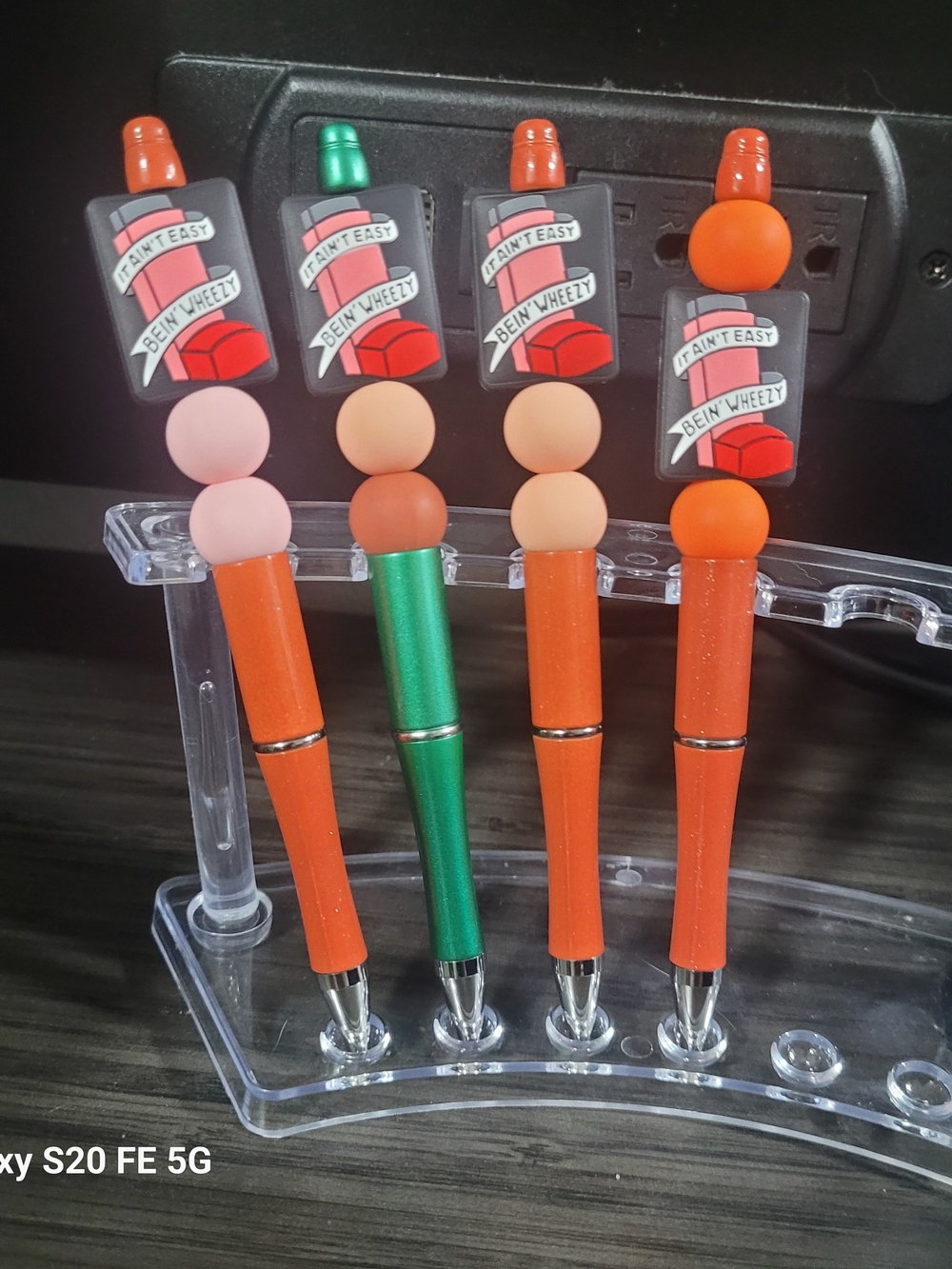 Handmade Inhaler Quote Pens